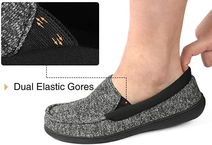 New RockDove Men's Moc Slipper with SILVADUR Anti-Odor Protection, Sz 9!