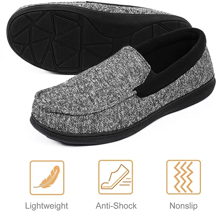New RockDove Men's Moc Slipper with SILVADUR Anti-Odor Protection, Sz 9!