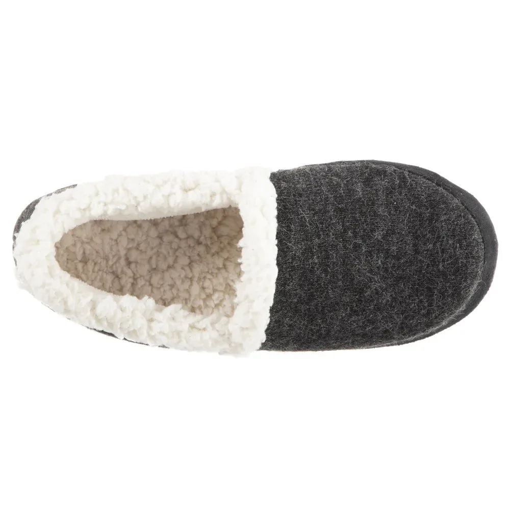 New with tags! Isotoner Women’s Microsuede Marisol Closed Back Slippers in Black! Sz M 6.5-7.5