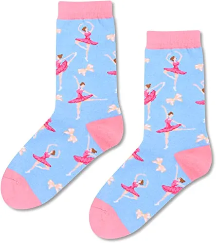 Novelty Dance Socks Ballerina Socks for Women who Love to Dance, Funny Dance Gifts for Dancers, Ballet Recitals, Ballet Enthusiasts, Ballet Teachers, Ballerinas Gifts