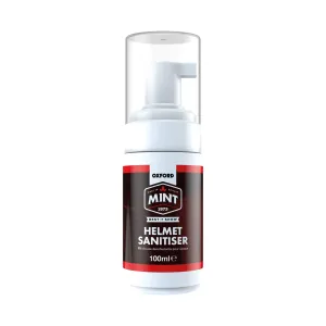 OXFORD MINT MOTORBIKE MOTORCYCLE HELMET BOOTS GLOVES FOAM SANITISER 100ML 200ML