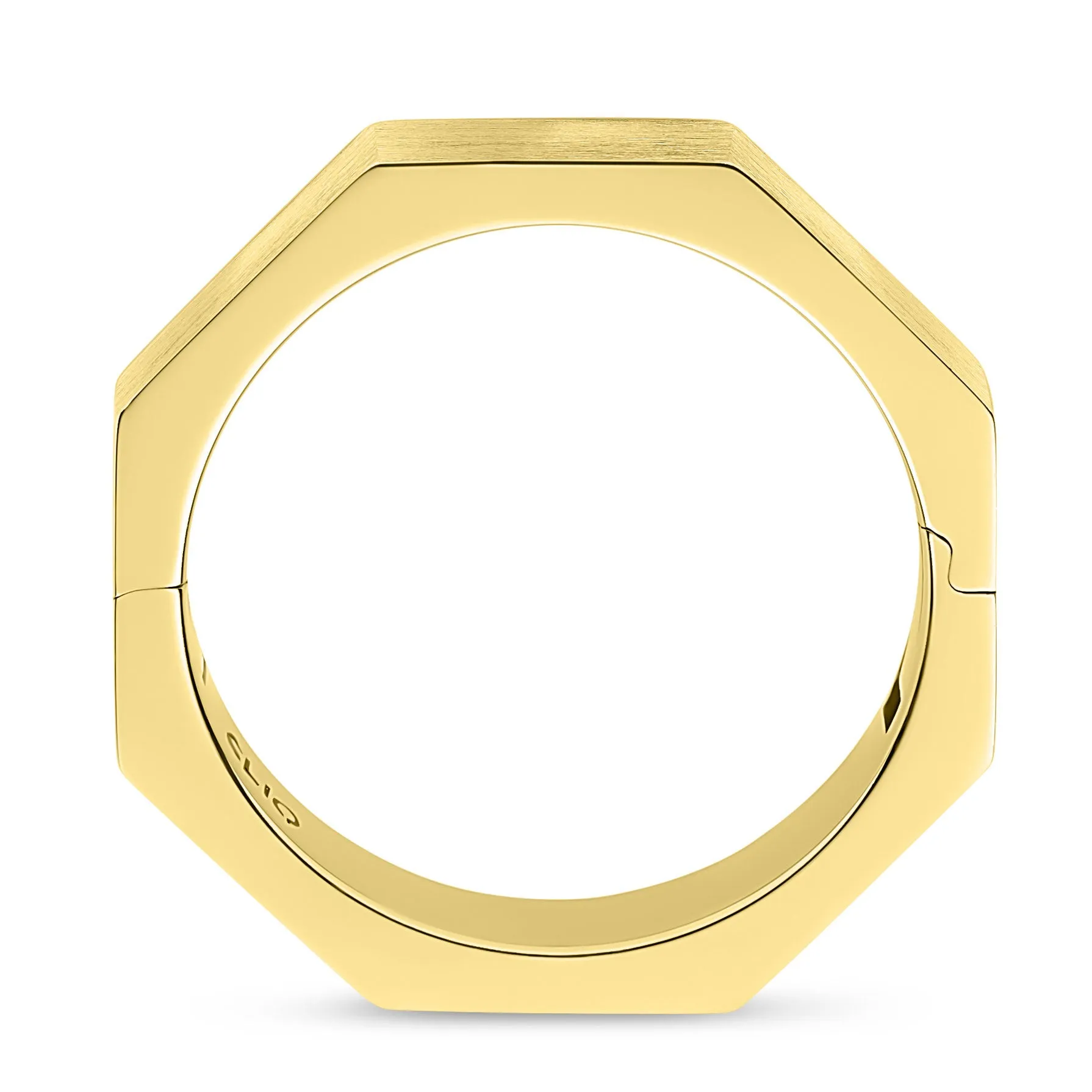 Oxford Octagonal Band with Matte Finish, 5mm