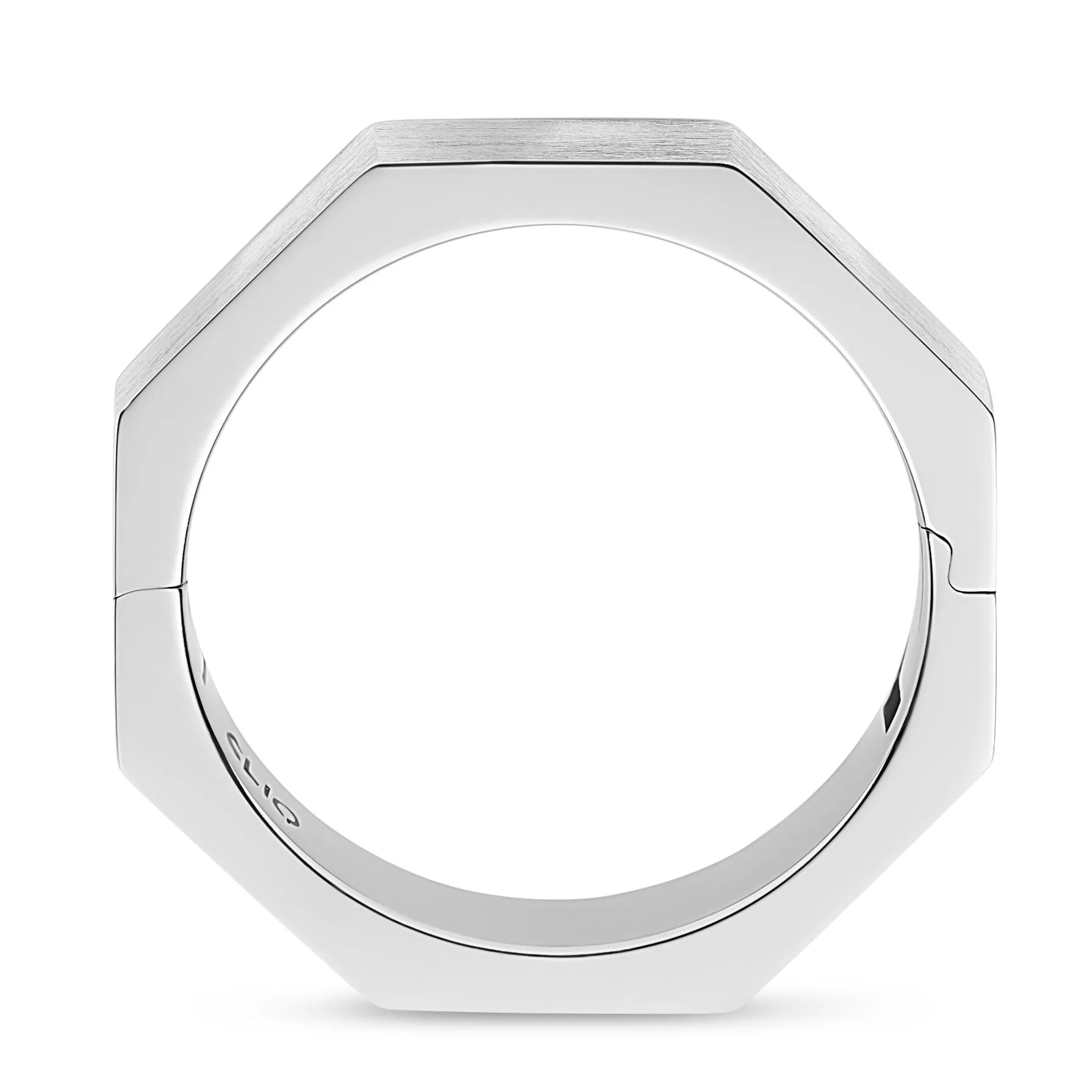 Oxford Octagonal Band with Matte Finish, 5mm