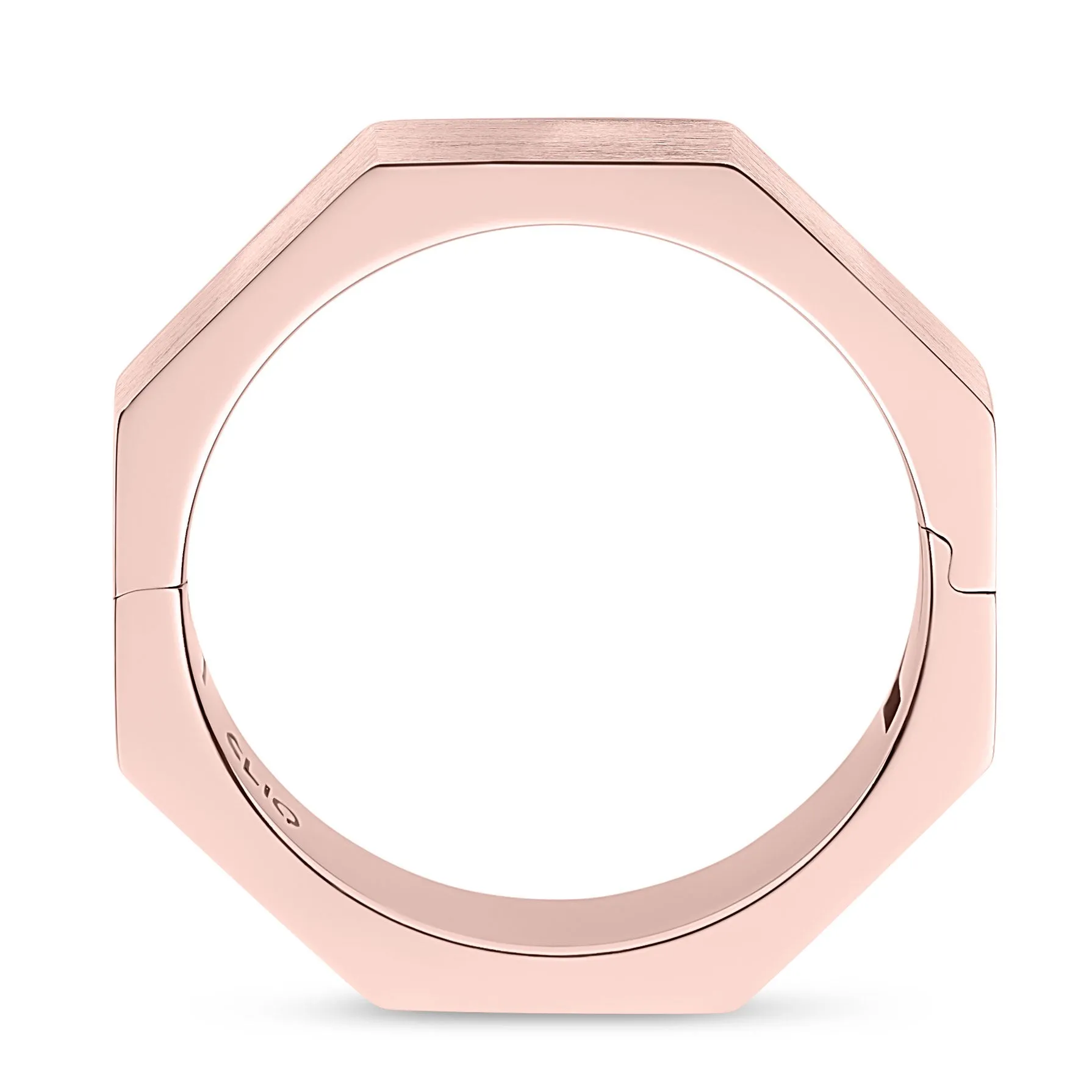 Oxford Octagonal Band with Matte Finish, 5mm