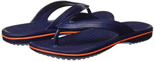 PARAGON Men's Paralite Navy Blue-Orange Flip-Flops-10 UK
