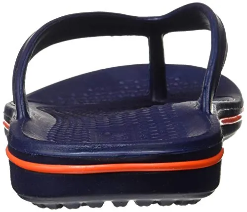 PARAGON Men's Paralite Navy Blue-Orange Flip-Flops-10 UK