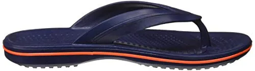 PARAGON Men's Paralite Navy Blue-Orange Flip-Flops-10 UK