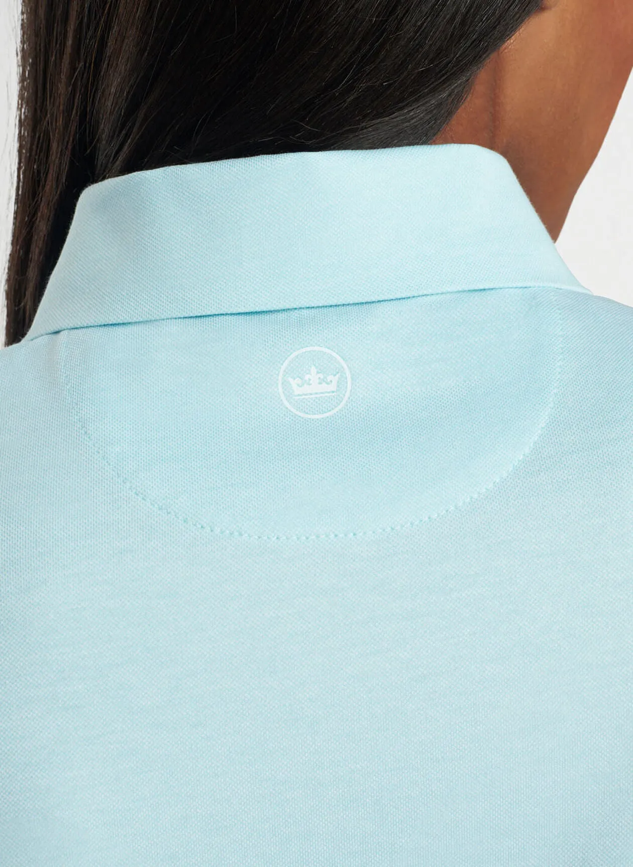 Peter Millar Womens Albatross Polo - BLUE SPRUCE