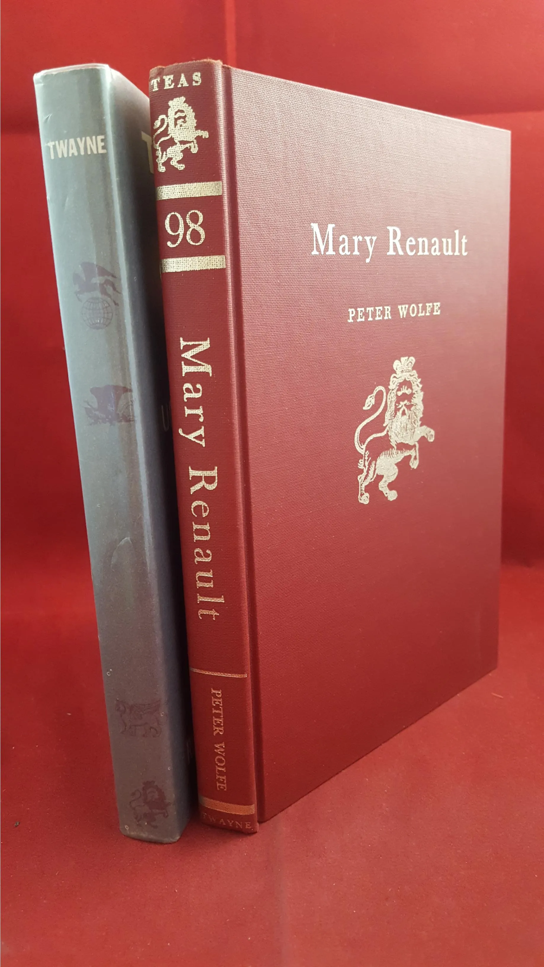 Peter Wolfe - Mary Renault, Twayne, 1969, 1st Edition