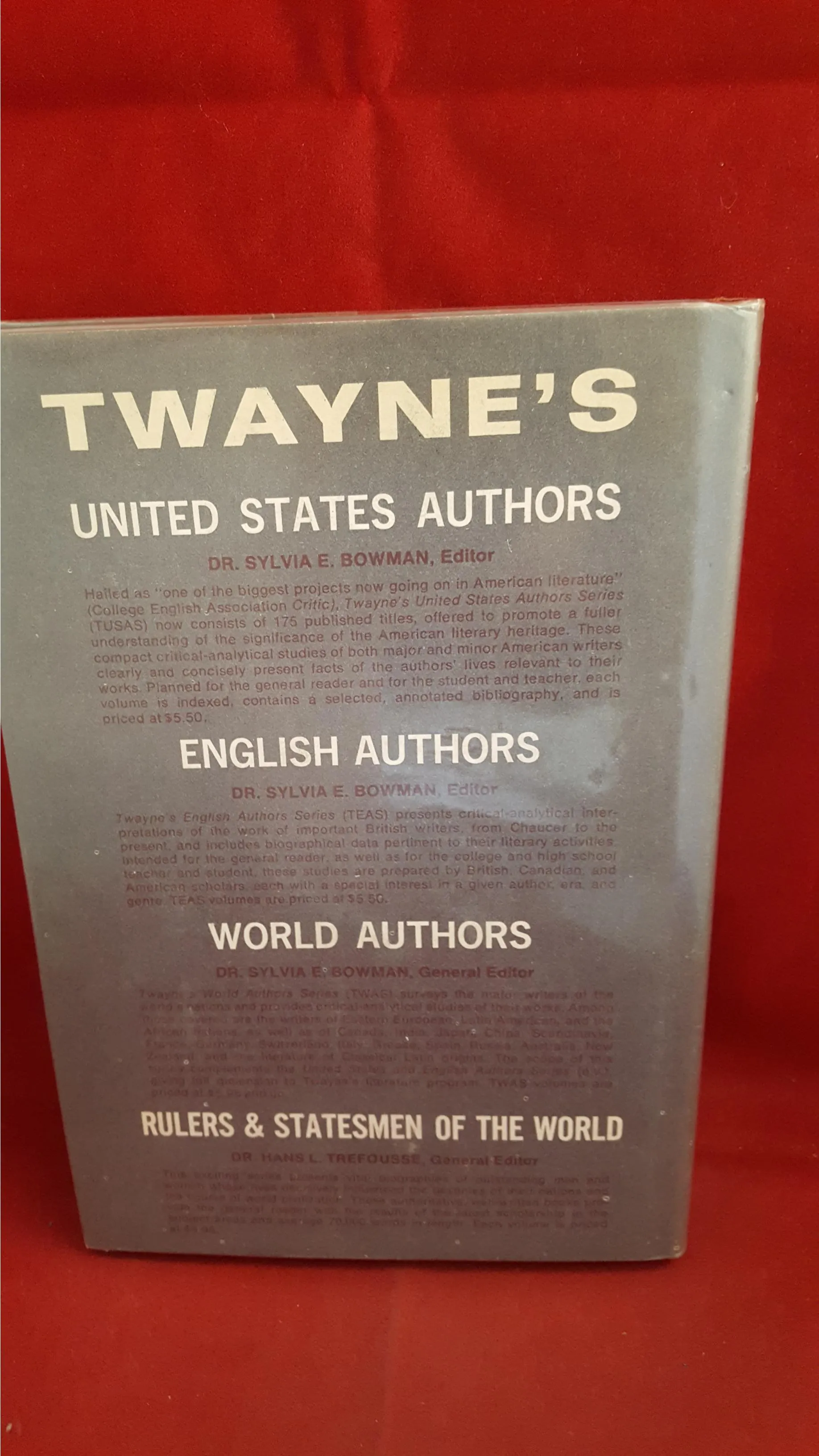 Peter Wolfe - Mary Renault, Twayne, 1969, 1st Edition