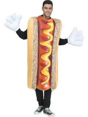 Photo Real Hot Dog Adult Costume