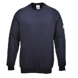 Portwest FR12 Flame Resistant Anti-Static Long Sleeve Sweatshirt