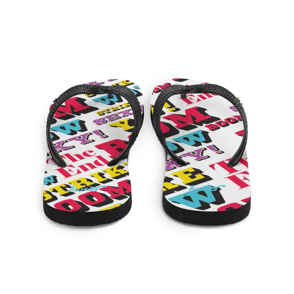 "Pop Art" Flip-Flops design by Hero.