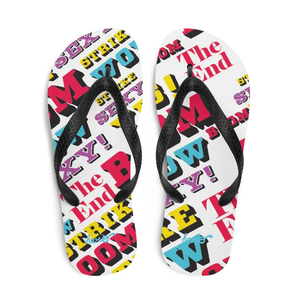 "Pop Art" Flip-Flops design by Hero.