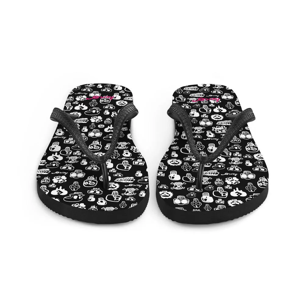 "Skulls" Flip-Flops design by Hero.