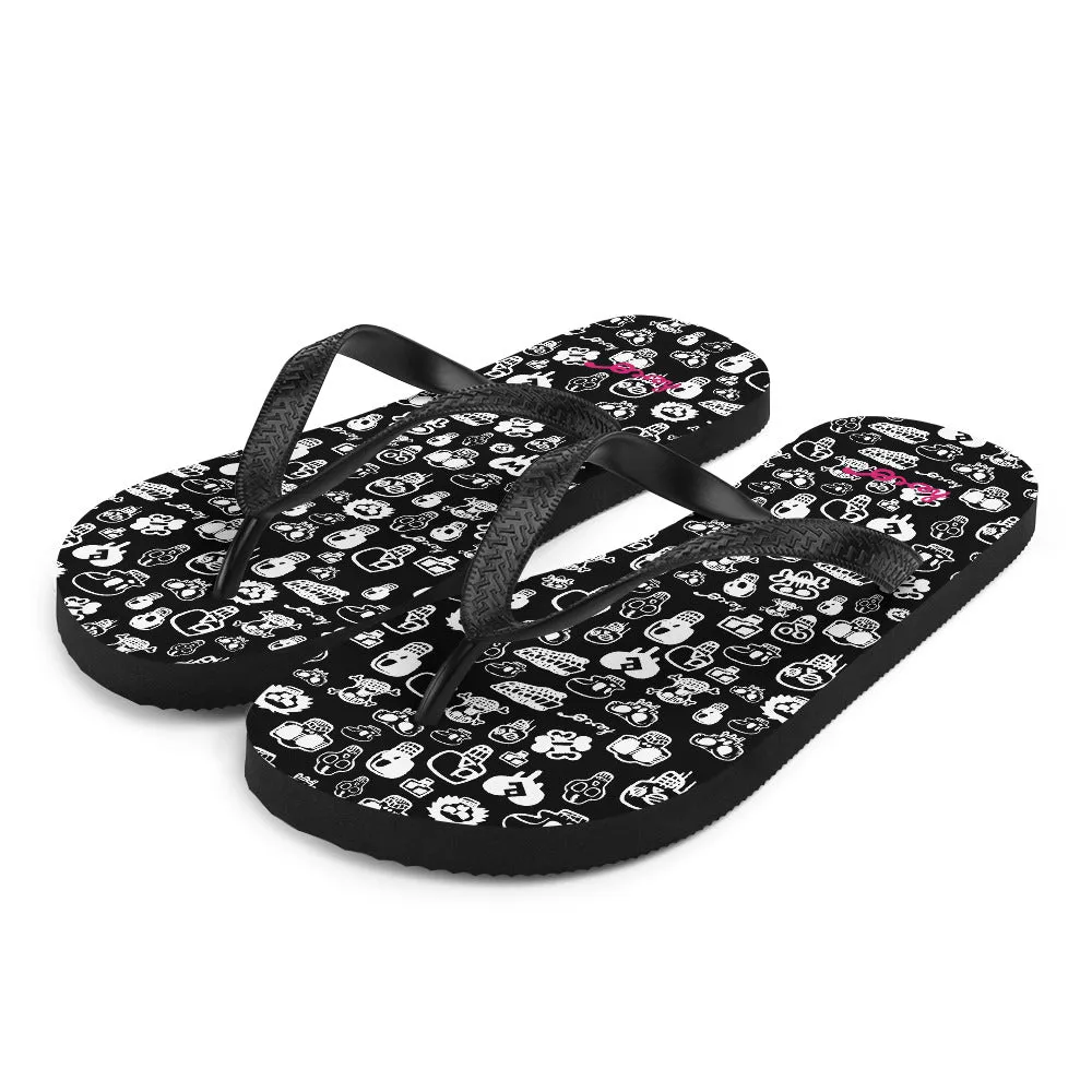 "Skulls" Flip-Flops design by Hero.