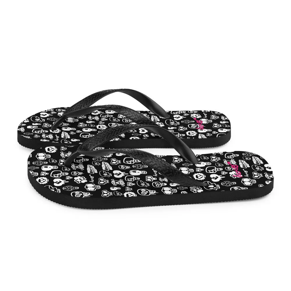 "Skulls" Flip-Flops design by Hero.