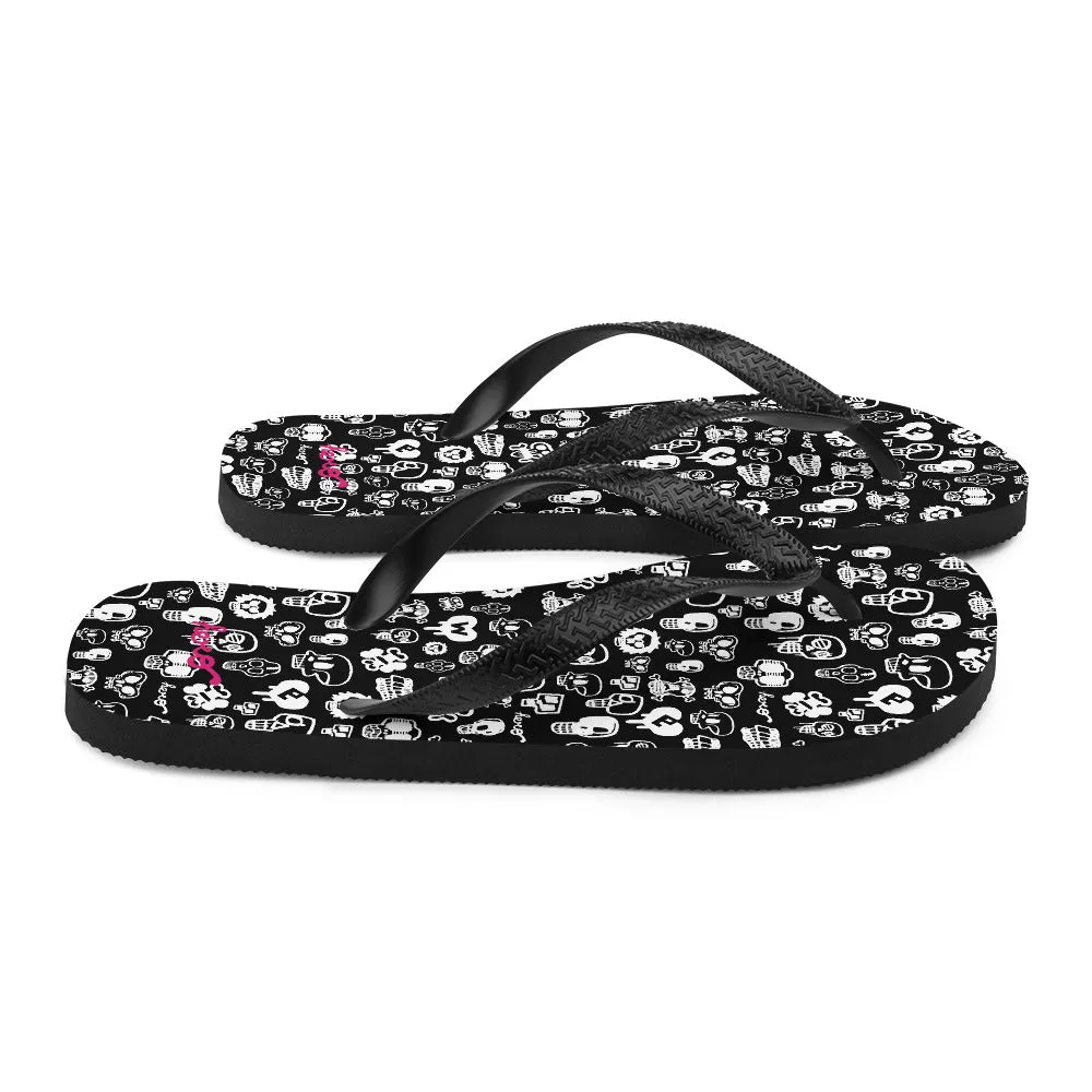 "Skulls" Flip-Flops design by Hero.