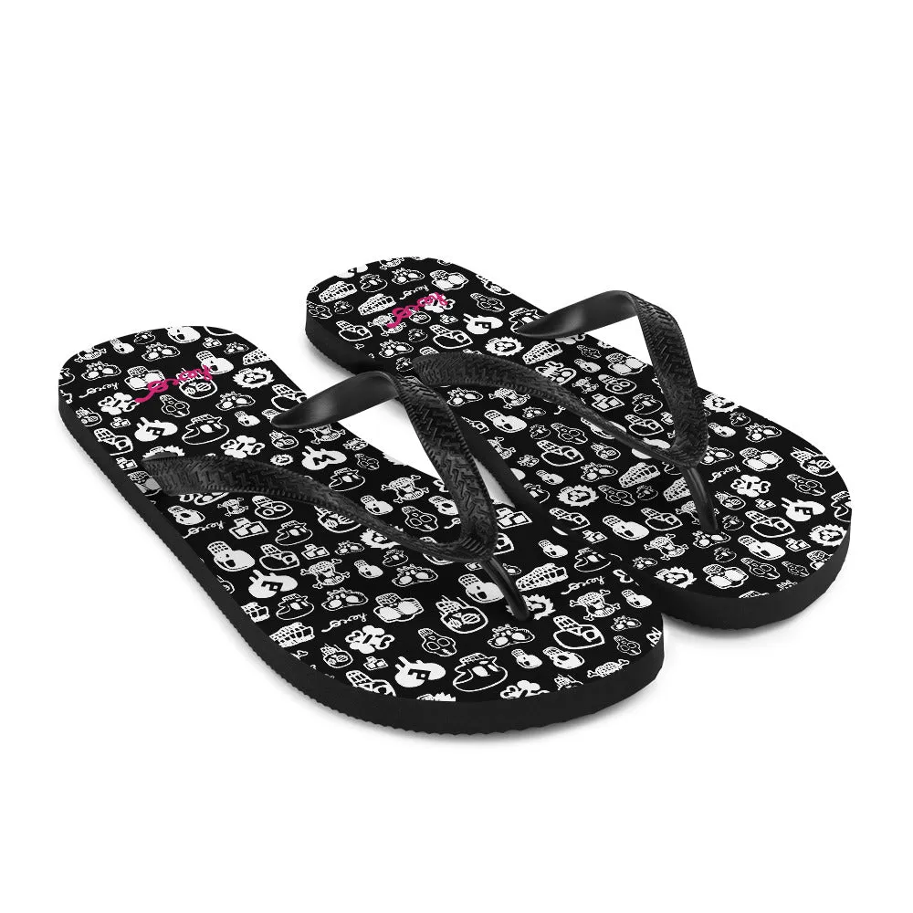 "Skulls" Flip-Flops design by Hero.