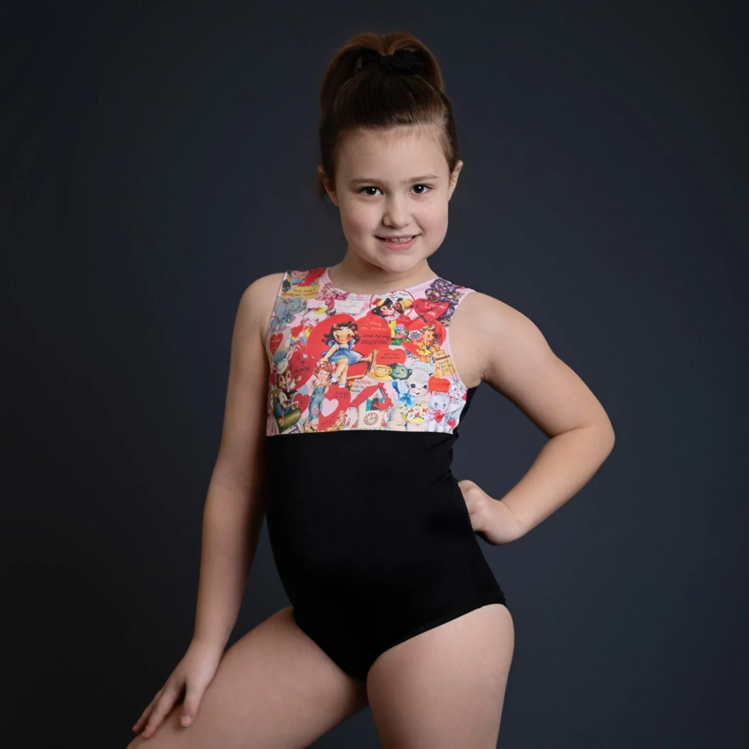 Retro Valentine's Leotard