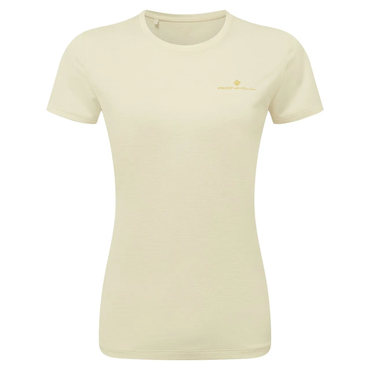 Ronhill Tech Short Sleeve Tee (Womens) - Vanilla/Solar
