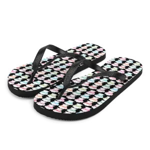 Sammi Haney (Esperanza - Raising Dion) Faces All-Over Flip Flops