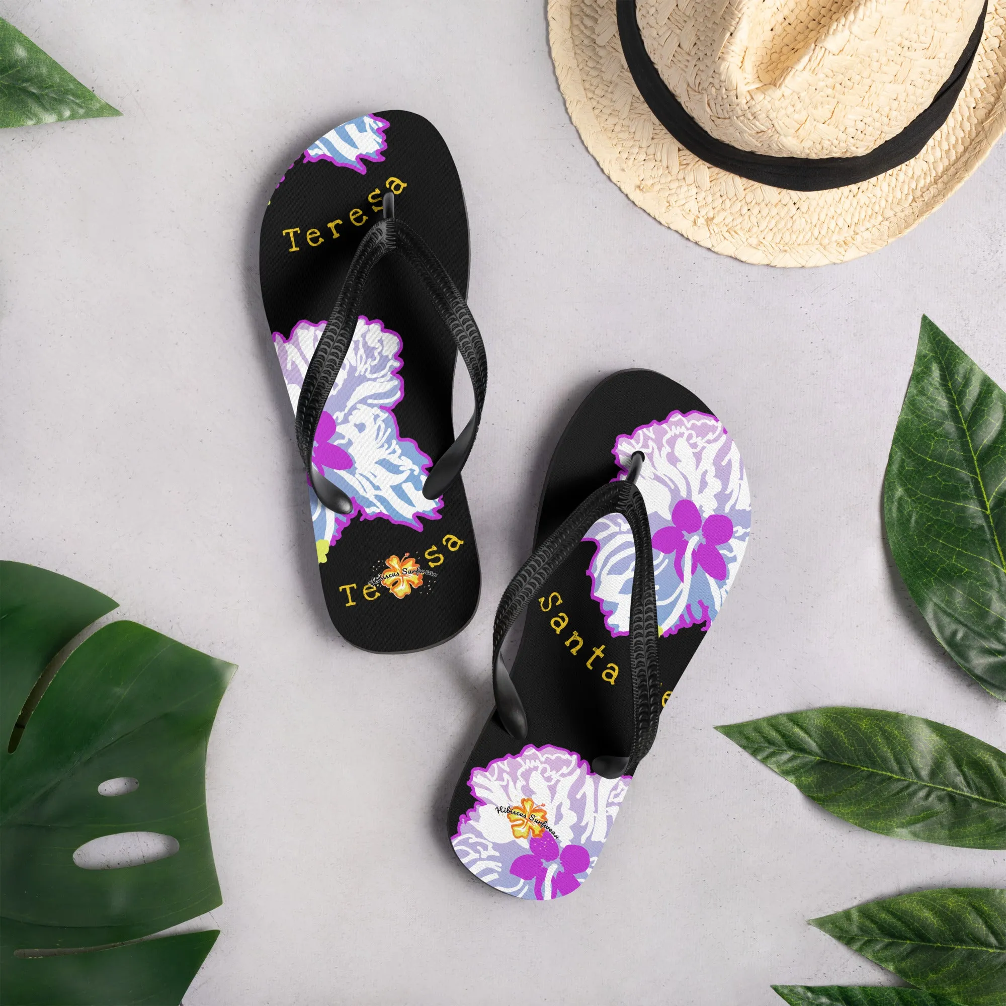 Santa Teresa - Hibiscus Surfwear - Ethical Mens Flip-Flops