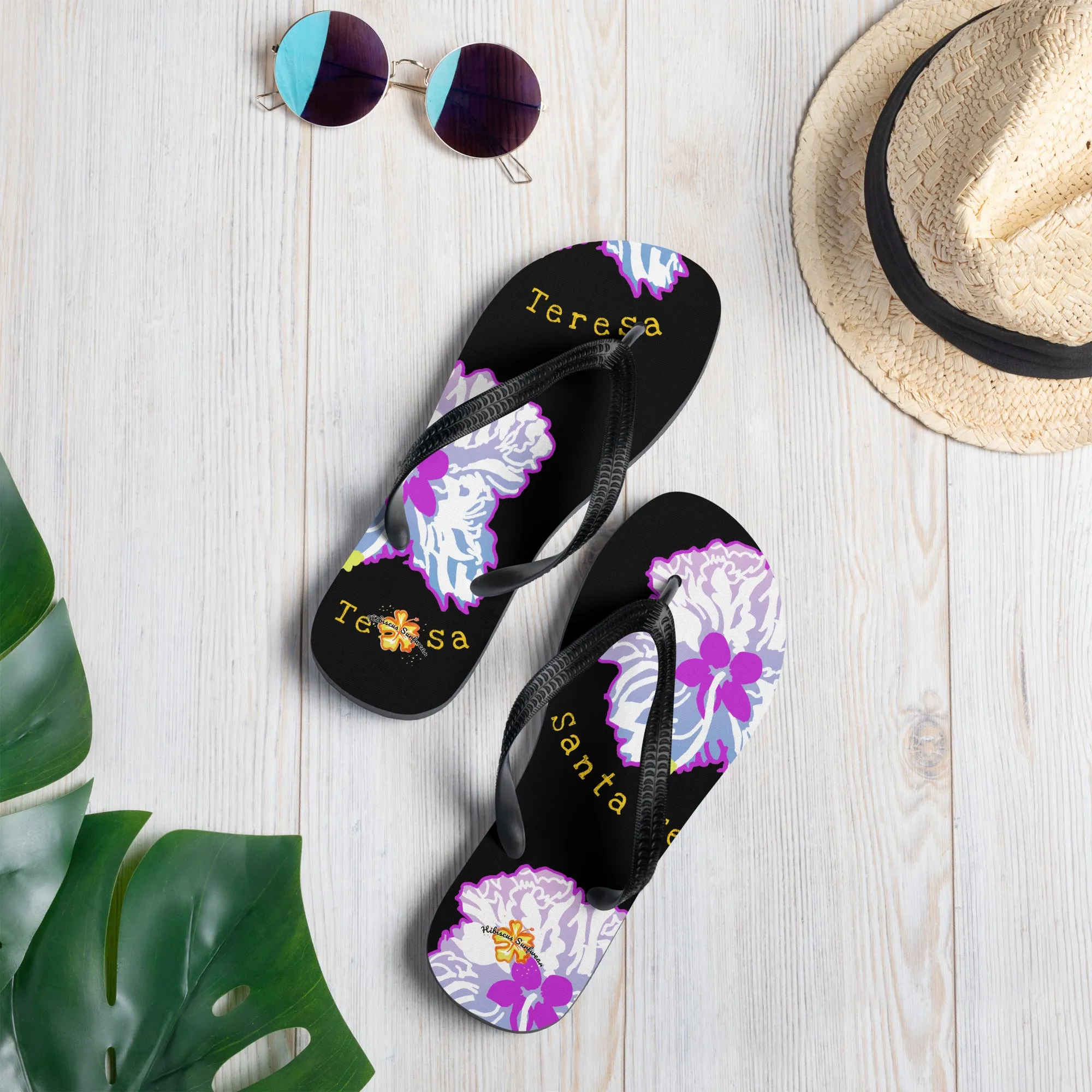 Santa Teresa - Hibiscus Surfwear - Ethical Mens Flip-Flops