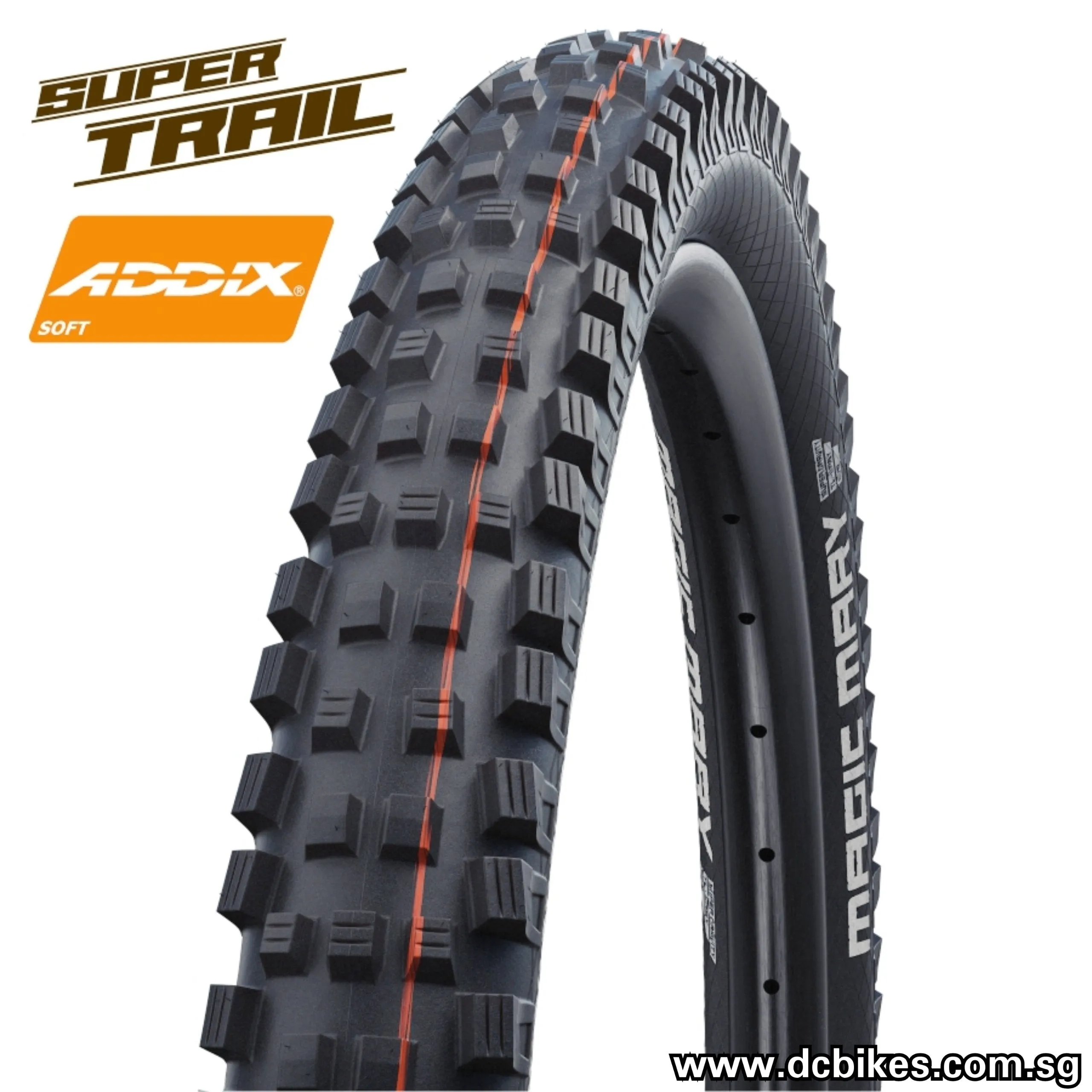 Schwalbe 27.5 | 29 X 2.6 Magic Mary Super Trail ADDIX Boost   MTB Tubeless Folding Tyre (1 Tire)