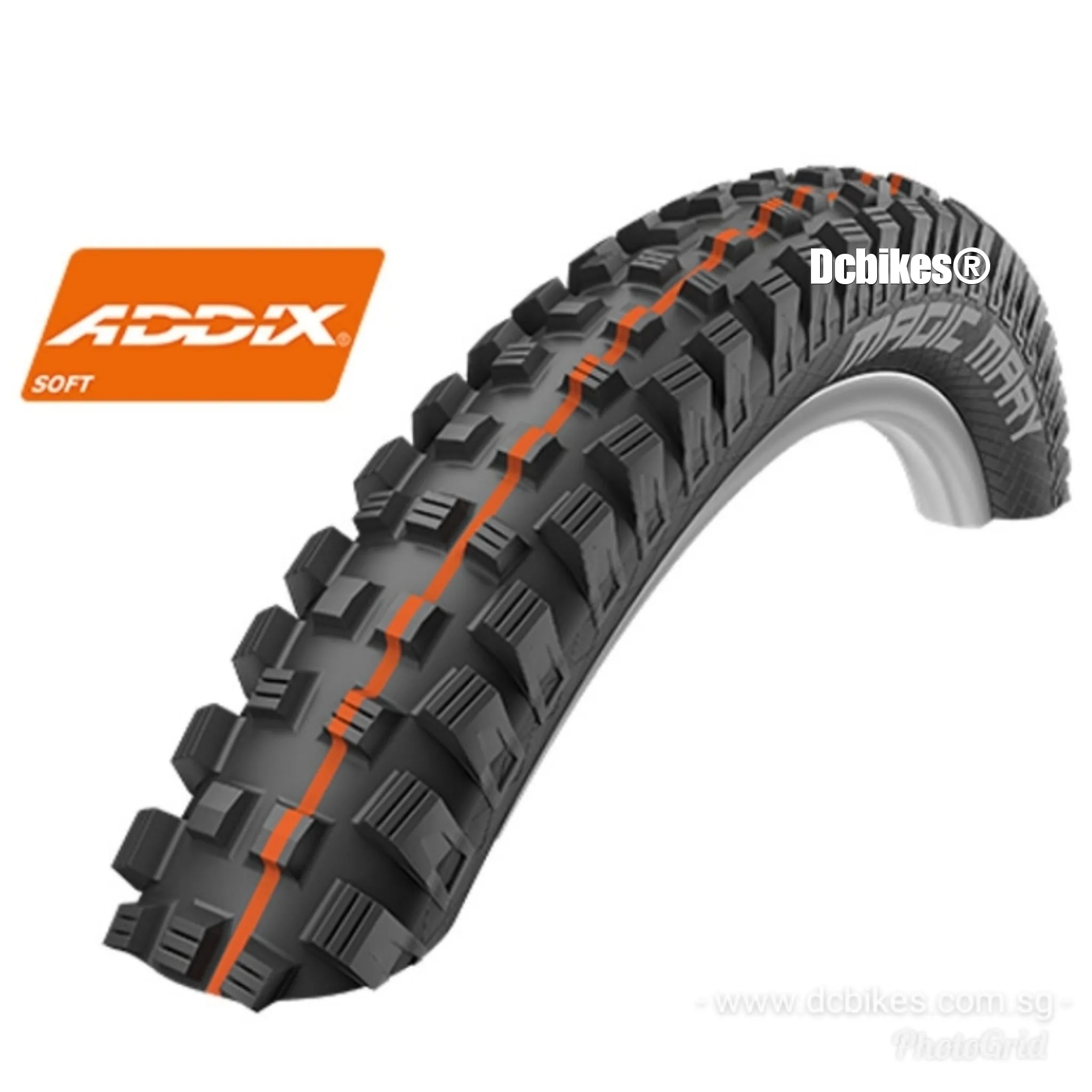Schwalbe 27.5 X 2.4 Magic Mary Addix Super Trail Tubeless Ready 650B MTB Folding Tyres (1 Tire)
