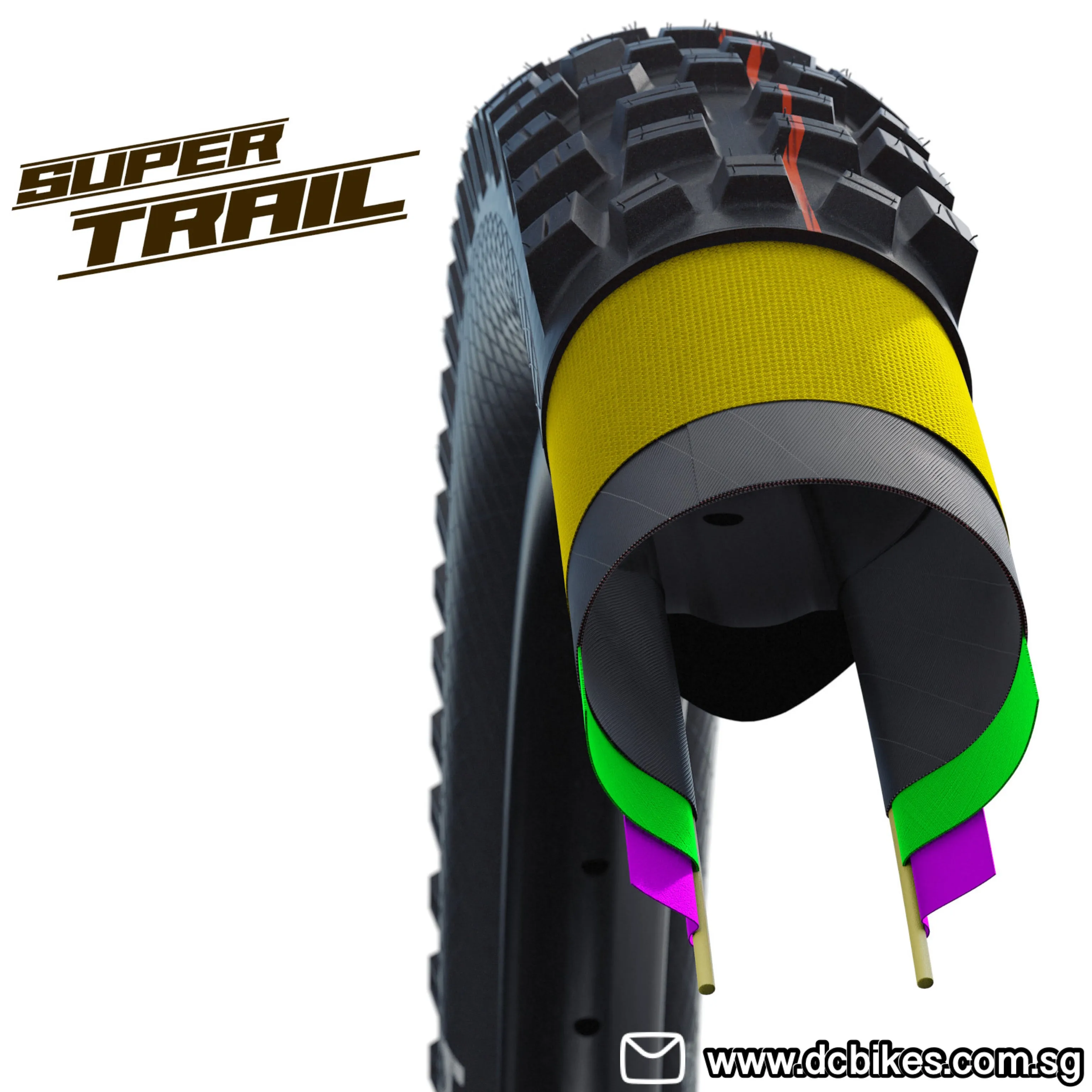 Schwalbe 29 X 2.4 Magic Mary Super Trail Tubeless Ready Folding Tyre (1 Tire)