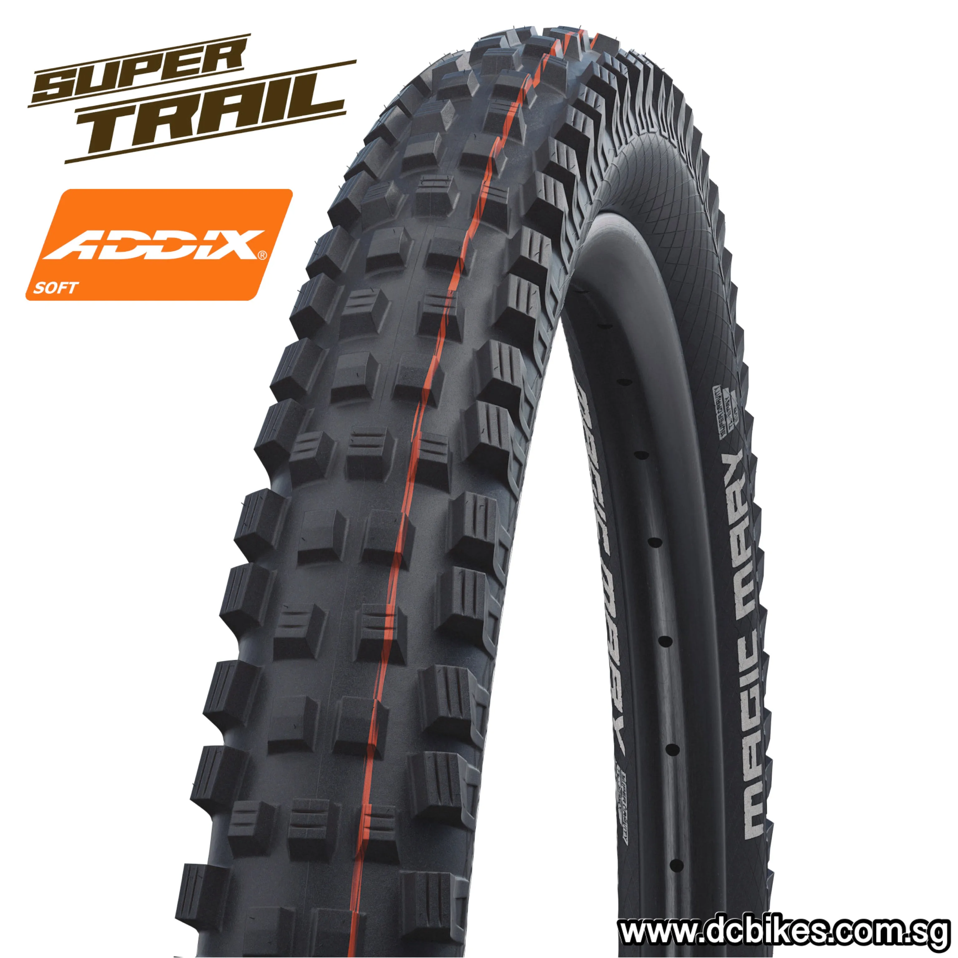 Schwalbe 29 X 2.4 Magic Mary Super Trail Tubeless Ready Folding Tyre (1 Tire)
