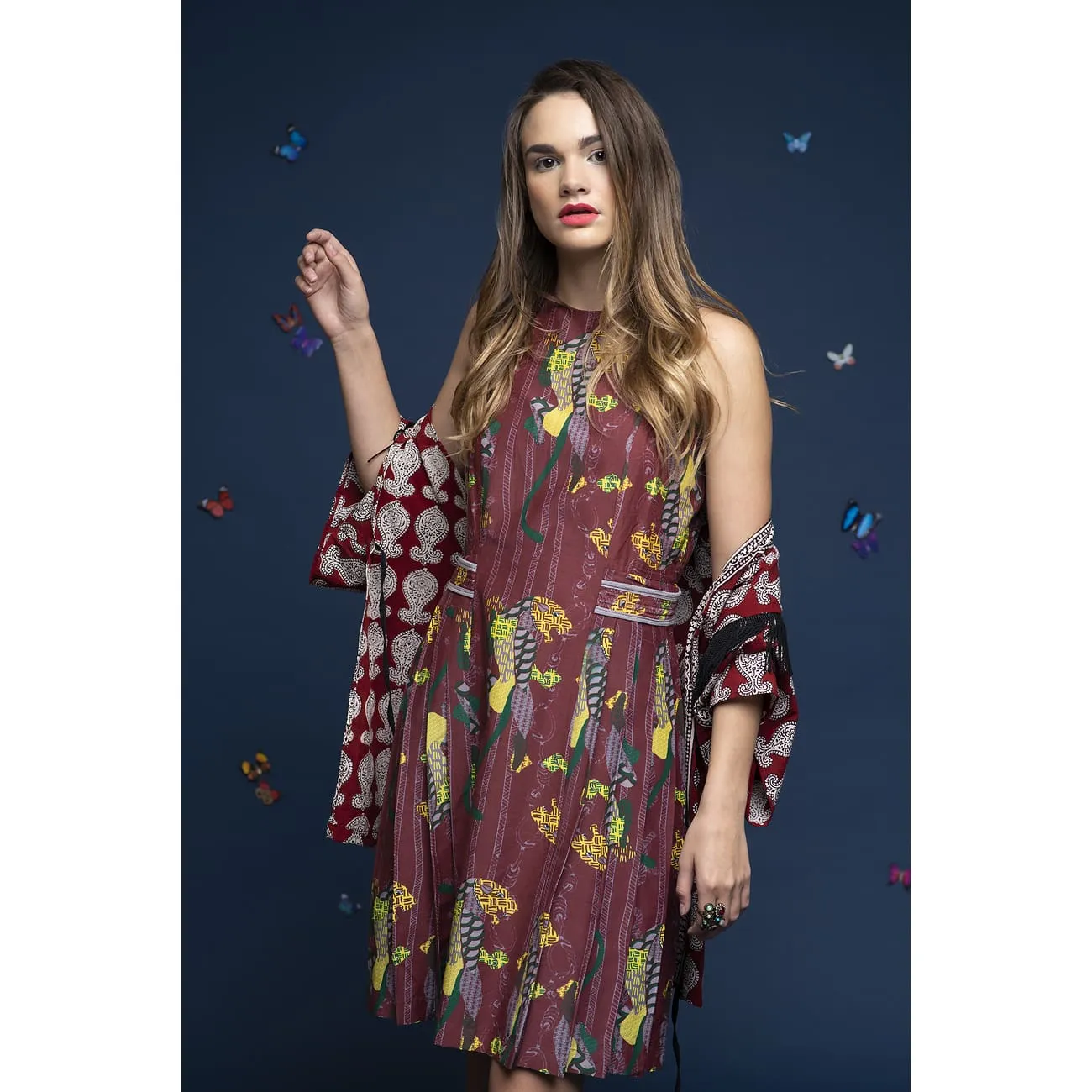 Shya Pleated Dress