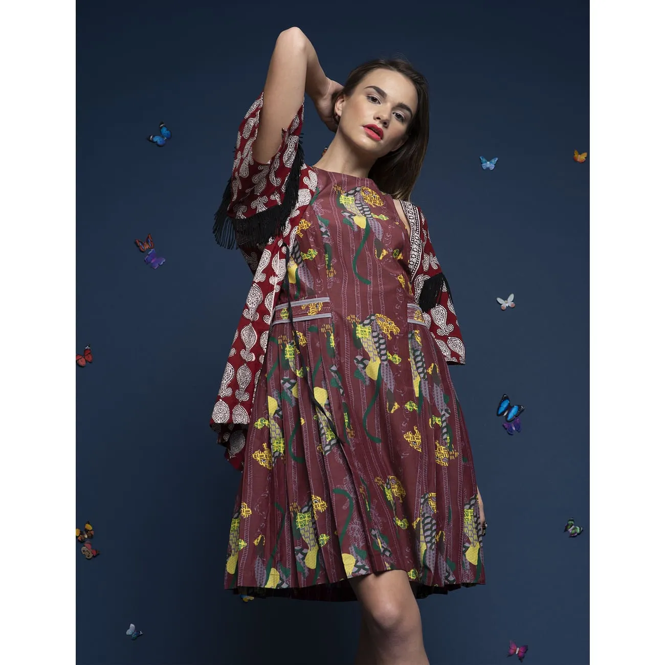 Shya Pleated Dress