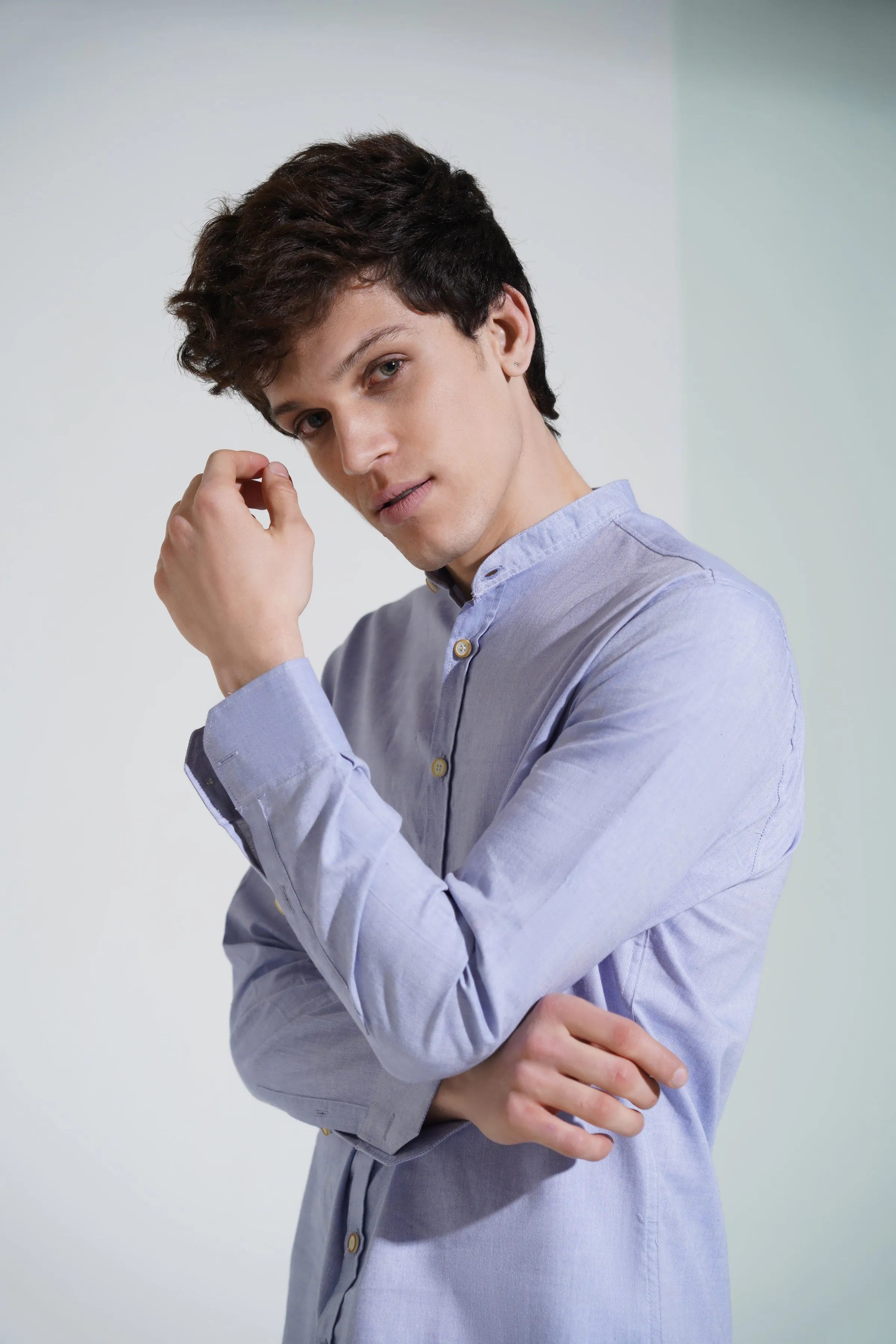Sky Oxford Shirt