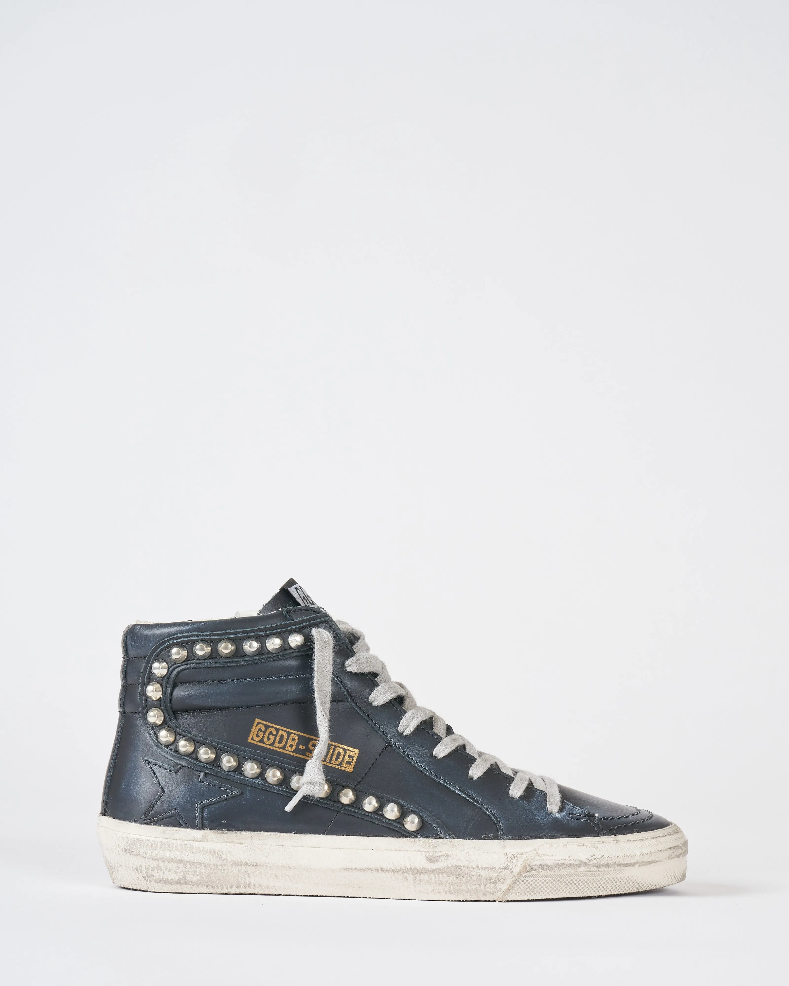 slide classic leather upper studs