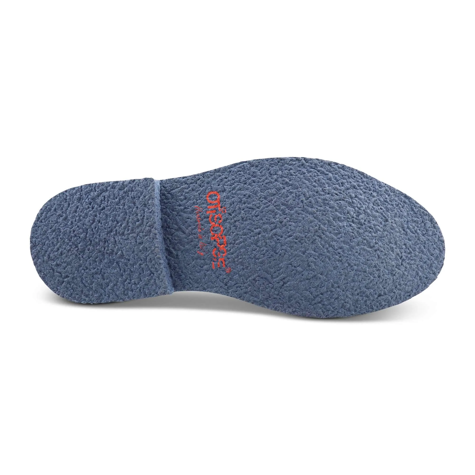 Slip-on blu in camoscio