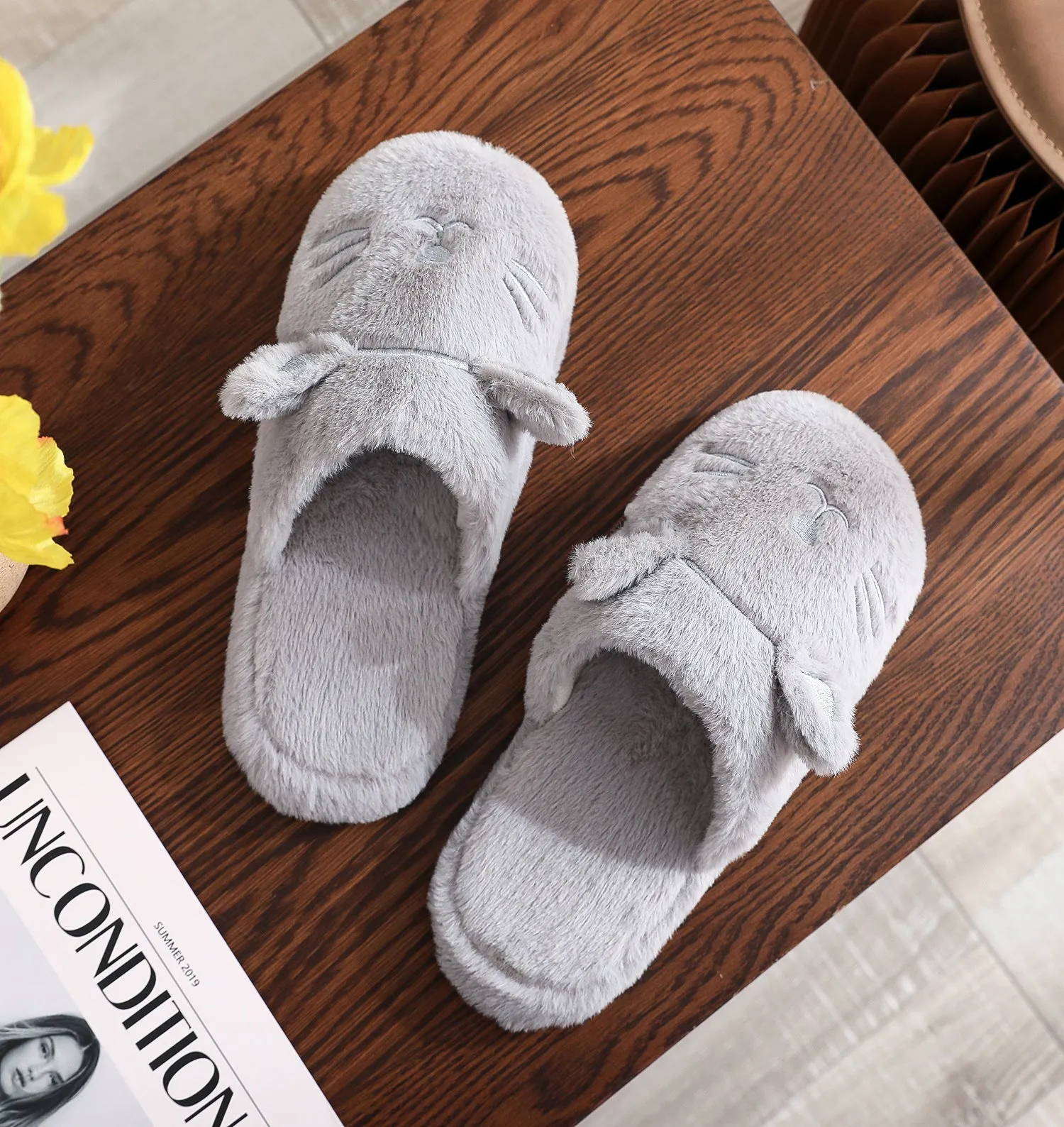 Soft Bottom Noiseless Waterproof Bottom Slippers
