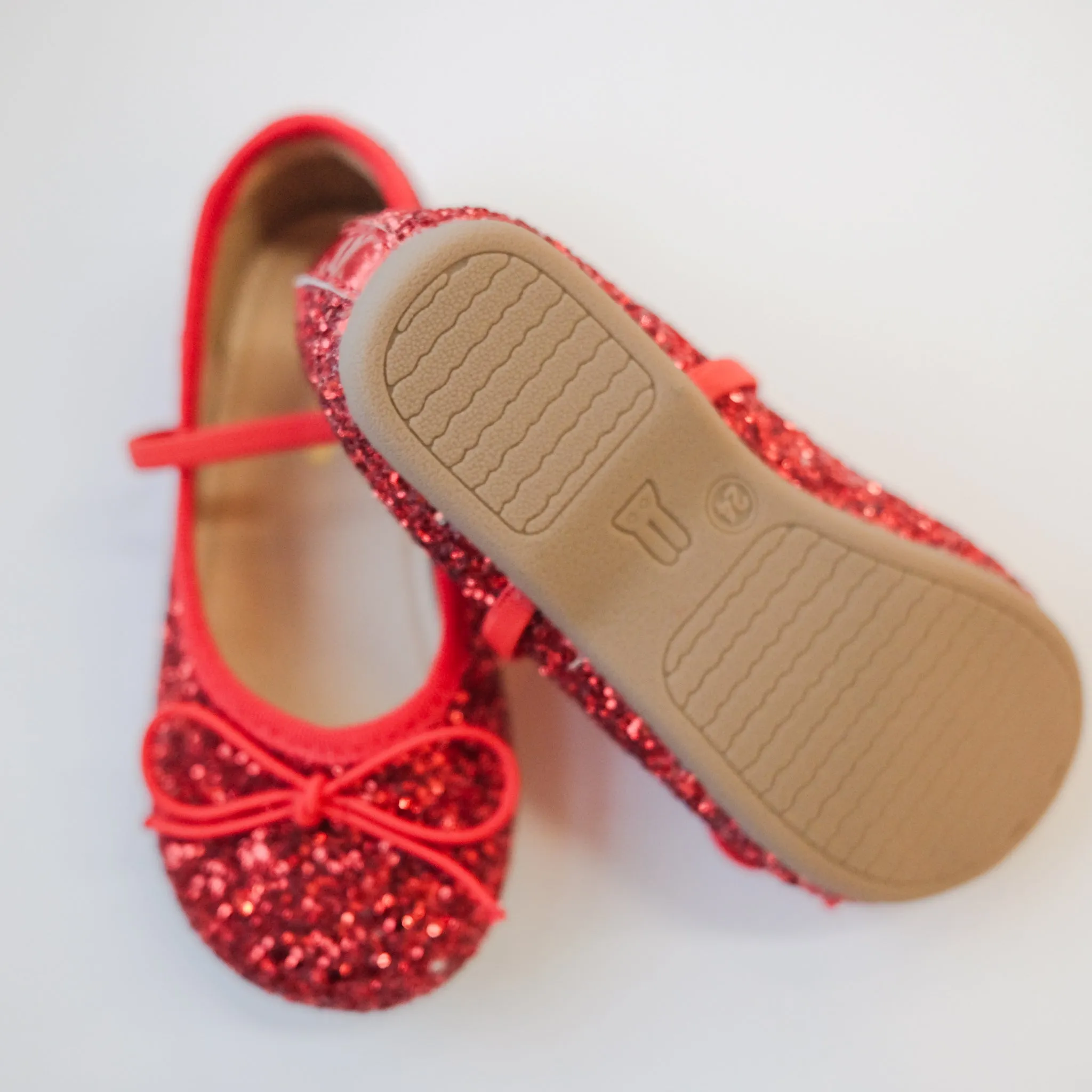 Sparkling Ballet Mary Jane - Red