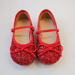 Sparkling Ballet Mary Jane - Red