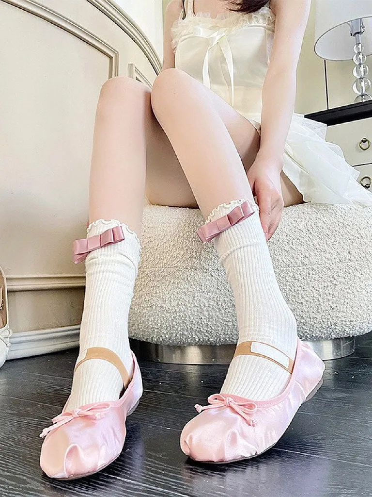 Special Bow Tie Cotton Socks