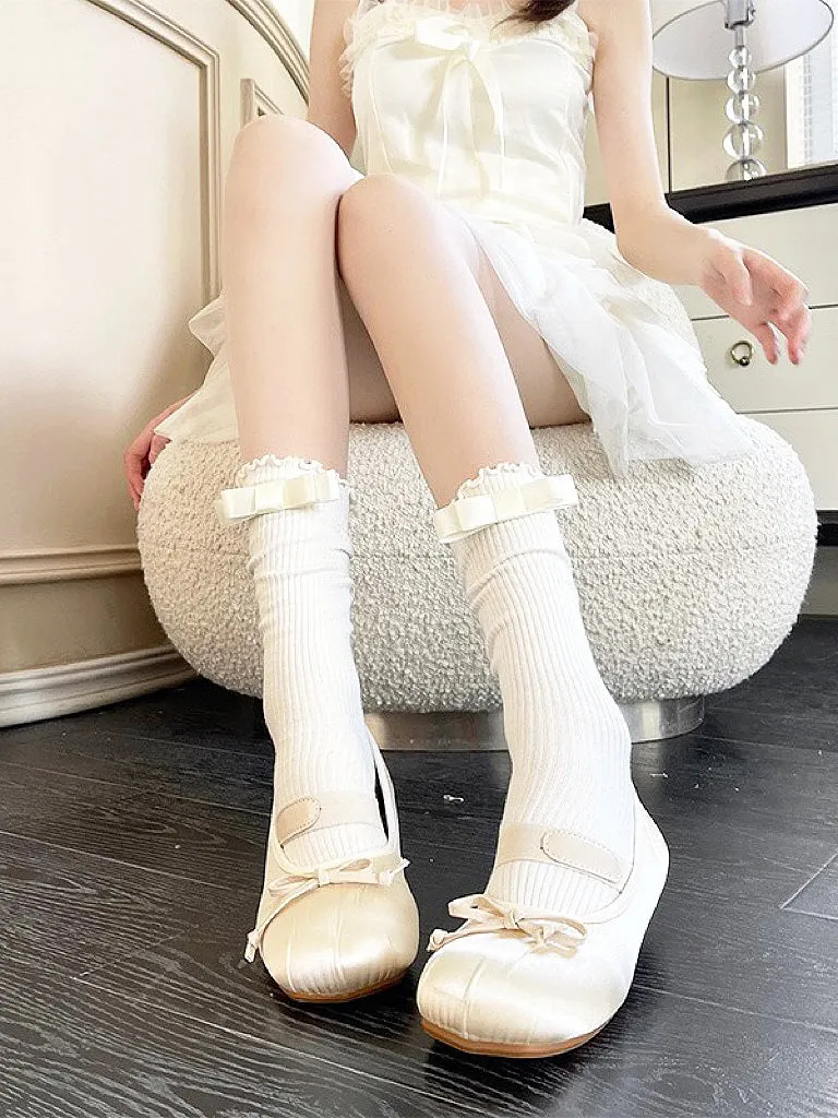 Special Bow Tie Cotton Socks