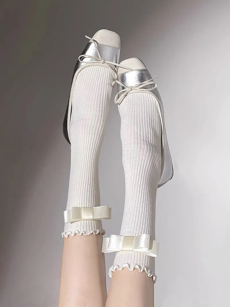 Special Bow Tie Cotton Socks