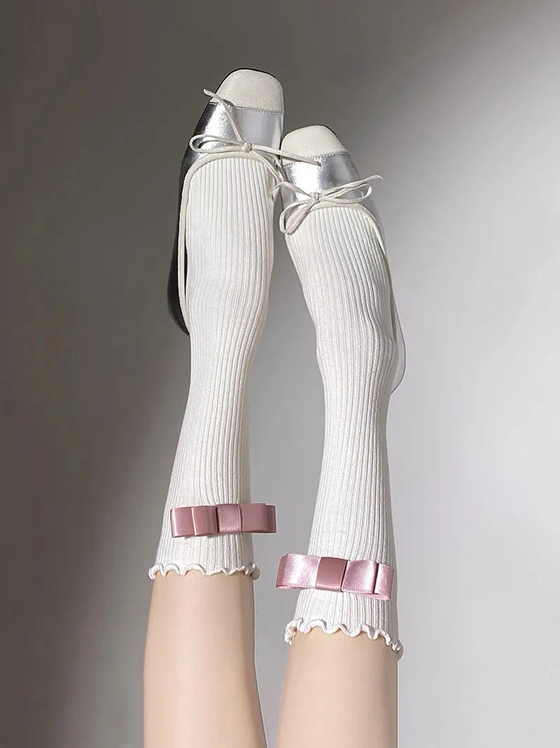 Special Bow Tie Cotton Socks