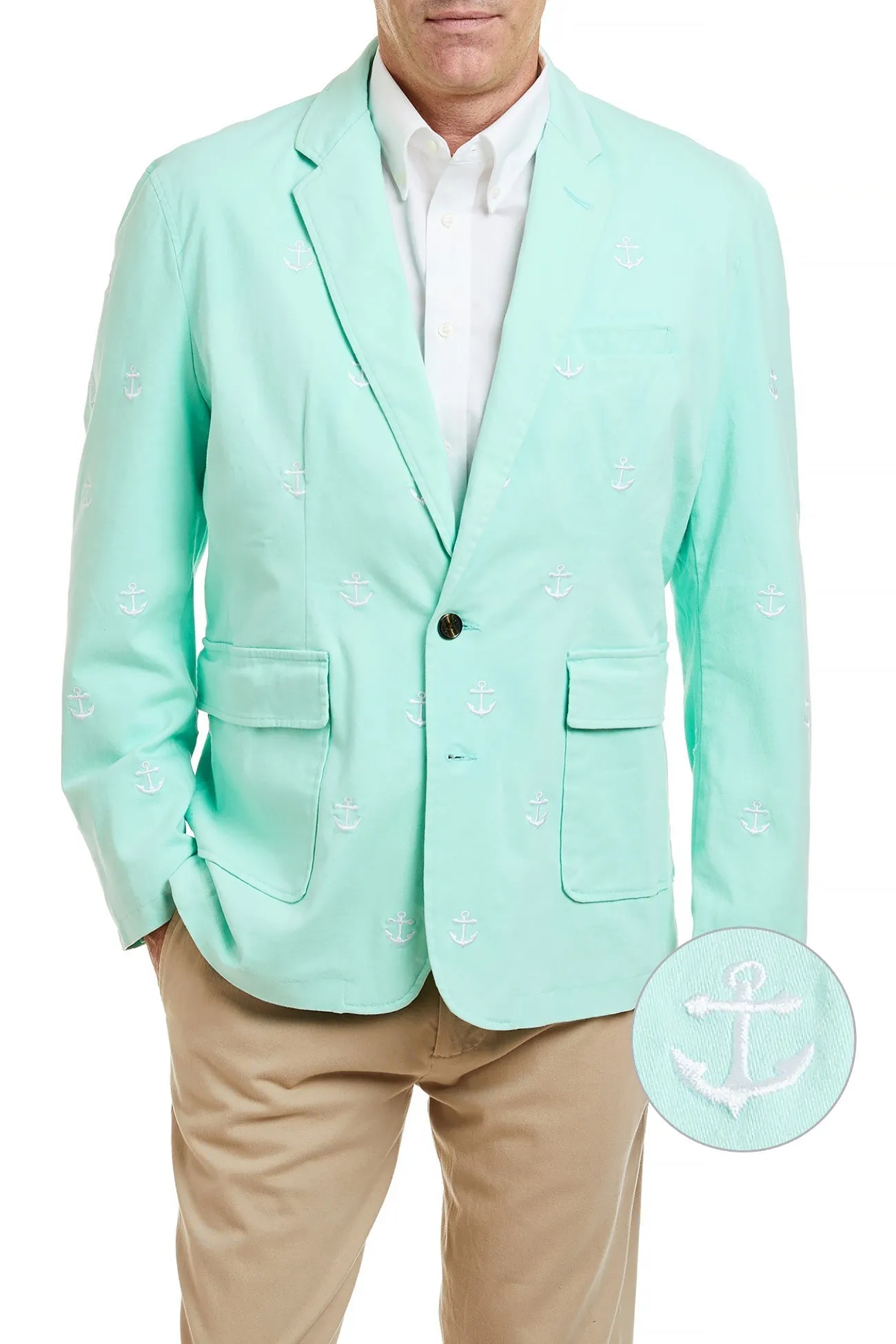 Spinnaker Blazer Seagrass with Anchor