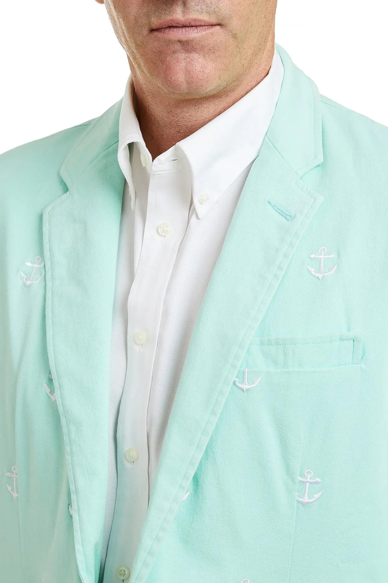 Spinnaker Blazer Seagrass with Anchor