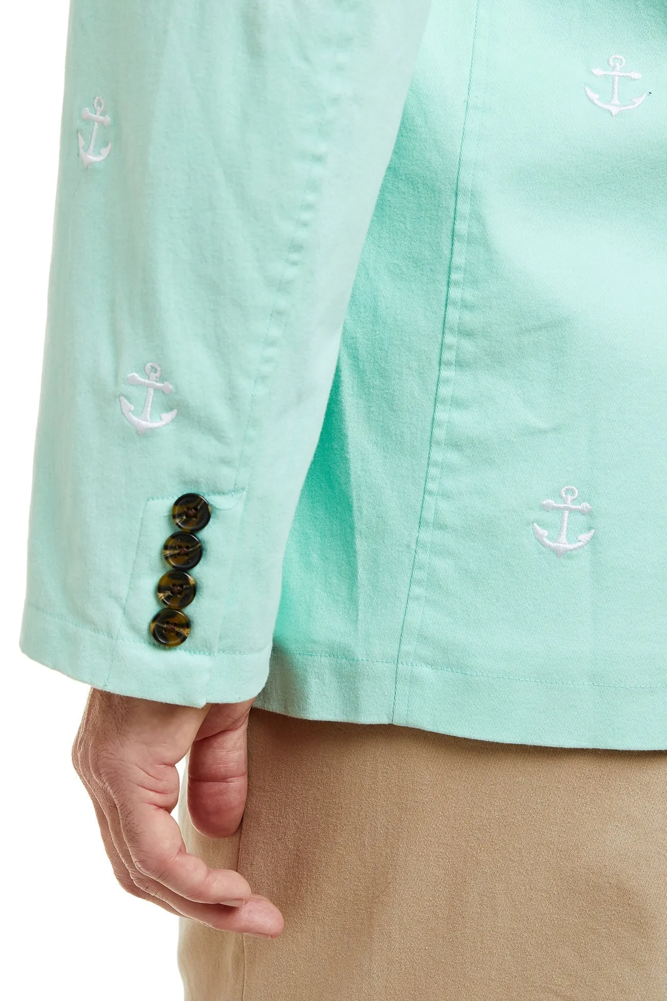 Spinnaker Blazer Seagrass with Anchor