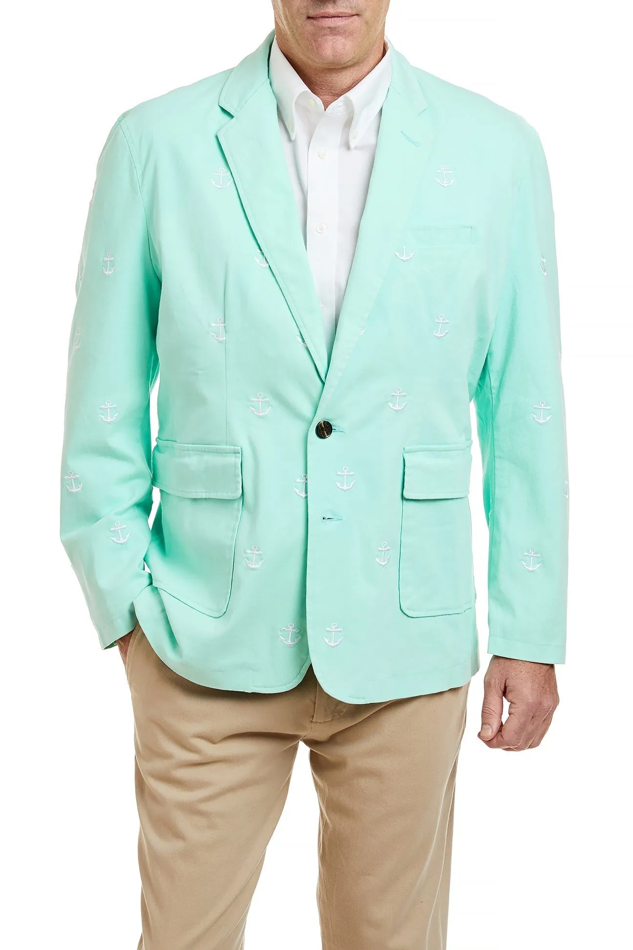 Spinnaker Blazer Seagrass with Anchor