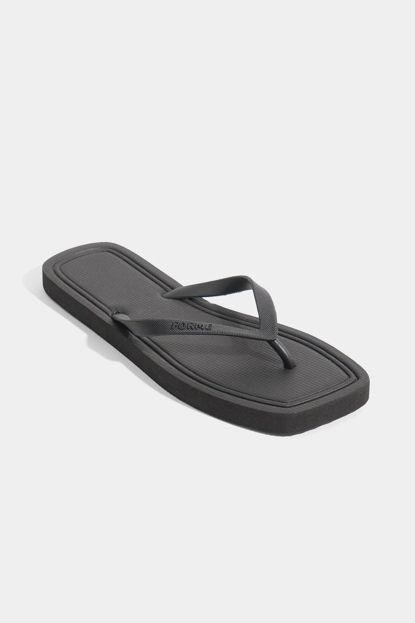 Square Toe Flip Flops