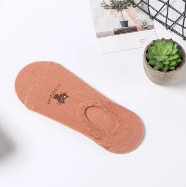Summer CAT Warm Comfortable Cotton Girl Women's Socks Ankle Low Female